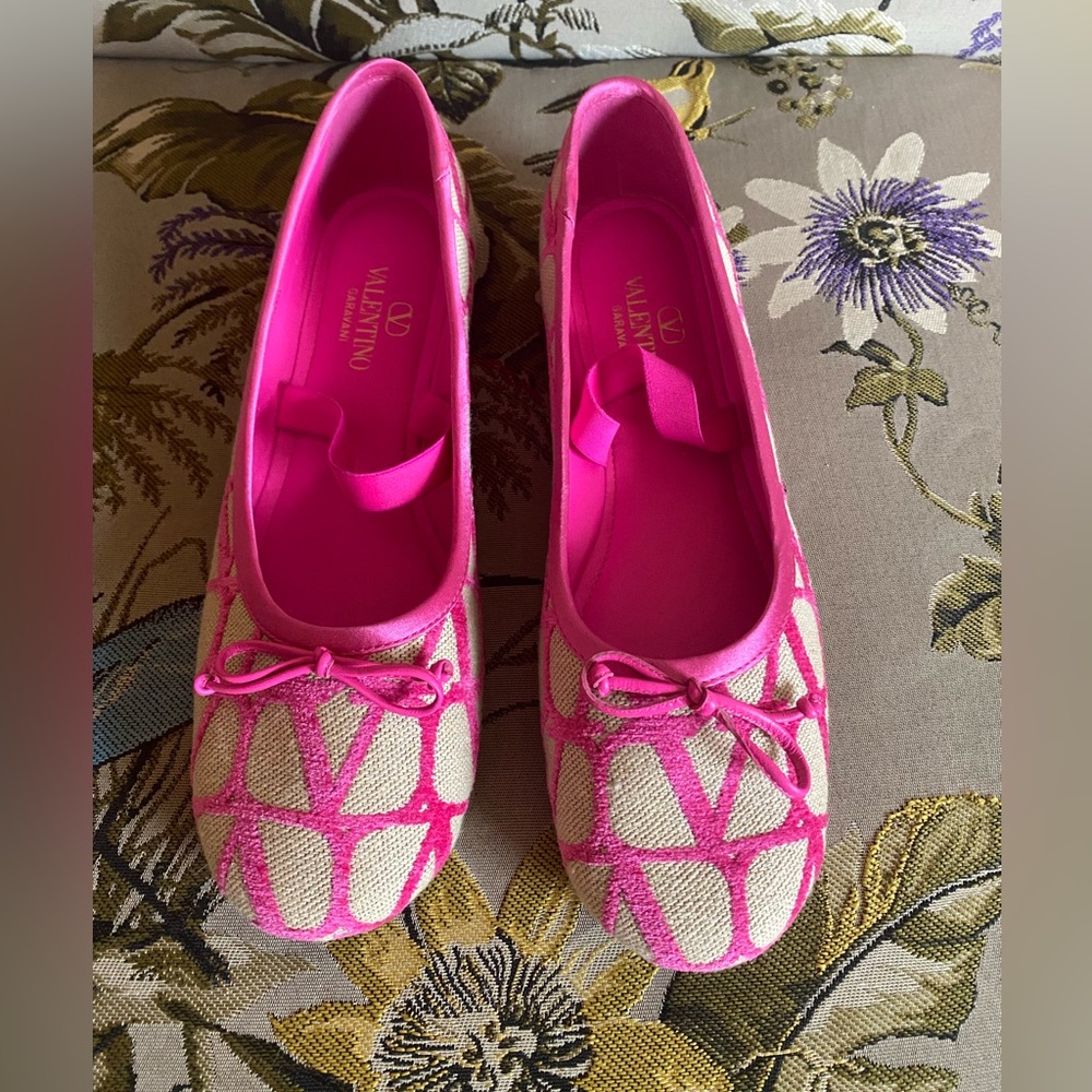 Ballerina flats pink and nude